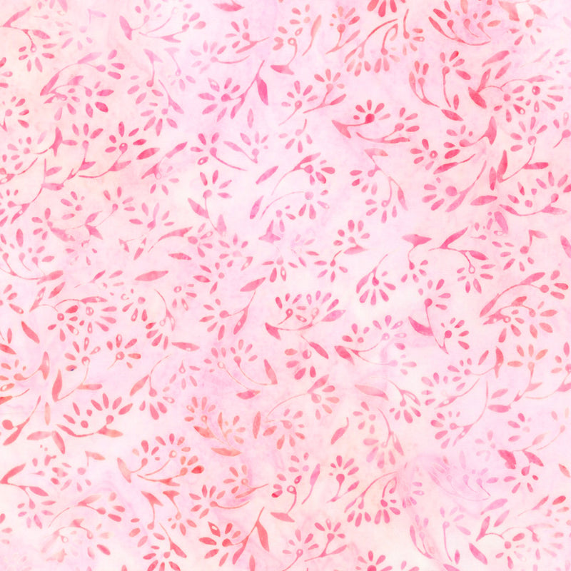 Pastel Petals Batik AMD-21448-301 Azalea by Lunn Studios for Robert Kaufman