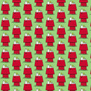Peanuts P1000-72 Doghouse Green licensed to Northcott Fabrics