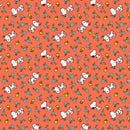 Peanuts P1004-24 Floral Red licensed to Northcott Fabrics