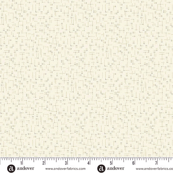 Pebbles A-1307-L Poppy Seeds Edgewood by Edyta Sitar for Andover Fabrics