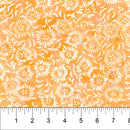 Pebbles & Daisies Batik 80852-52 Peach Pressed Flowers by Banyan Batiks by Northcott