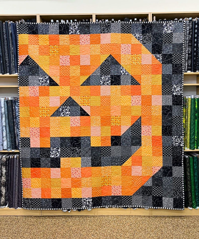 Peek-a-boo Pumpkin Quilt Kit.