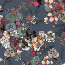 Perennial 53804D-10 Slate Flora by Kelly Ventura for Windham Fabrics