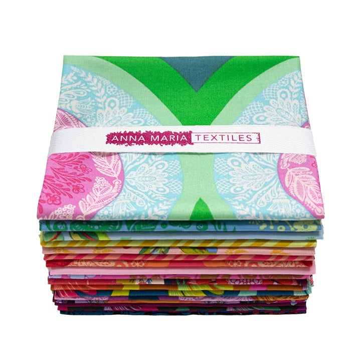 Perennial Borders Fat Quarter Bundle FQPEREN18-10 by Anna Maria Parry for Anna Maria Textiles