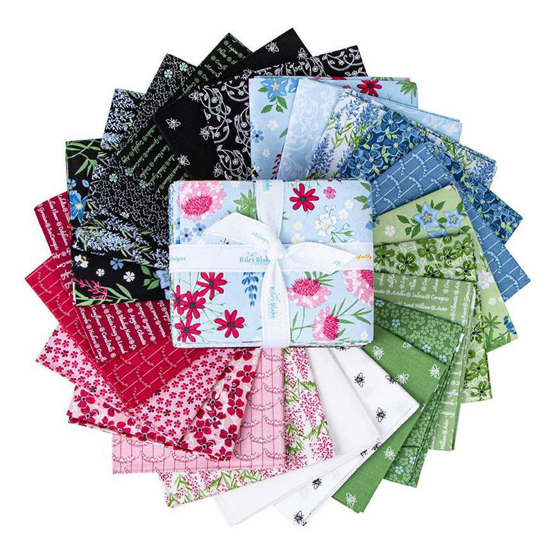 Perennial Fat Quarter Bundle FQ-15420-24 by Jill Finley for Riley Blake Designs