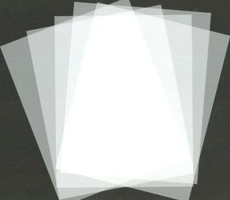 Perfect Shape No-Melt Template Plastic - 9 Inch X 12 Inch - 4 Pack
