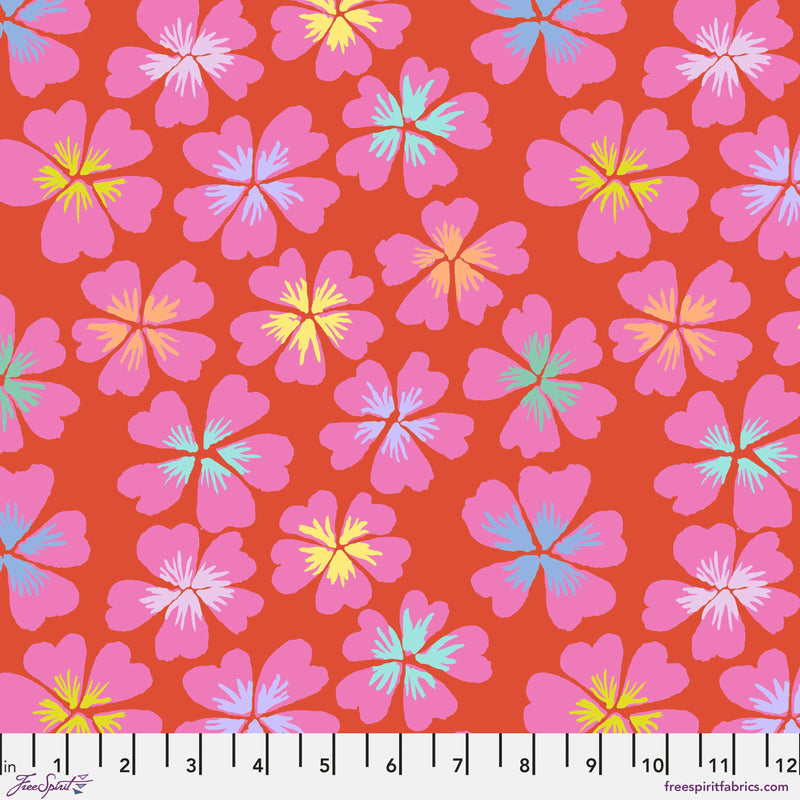 Petals PWGP201.RED by Kaffe Fassett for FreeSpirit