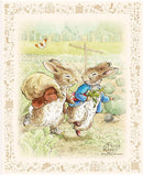 Peter Rabbit and Benjamin Bunny Panel PD17255-PANEL Bunny Panel by Beatrix Potter licensed to Riley Blake Designs