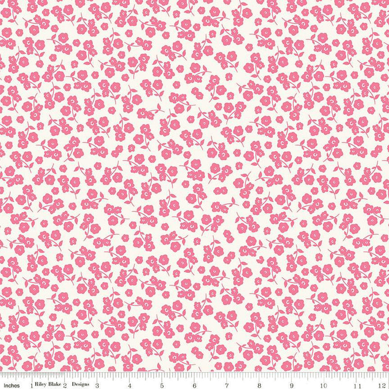 Picnic Florals C14613-PINK Ditsy by My Mind's Eye for Riley Blake Designs