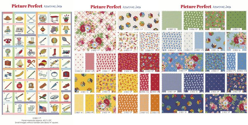 Picture Perfect Fat Quarter Bundle 21800AB by American Jane for Moda