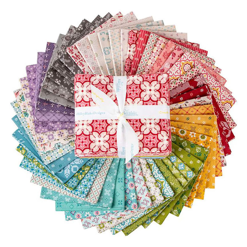 Piece & Plenty Fat Quarter Bundle FQ-15870-48 by Lori Holt for Riley Blake Designs