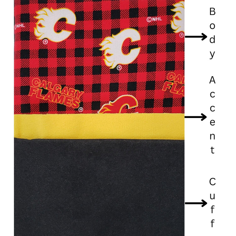 Pillowcase Kit - Calgary Flames (Flannel)