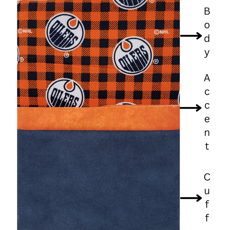 Pillowcase Kit - Edmonton Oilers (Flannel)