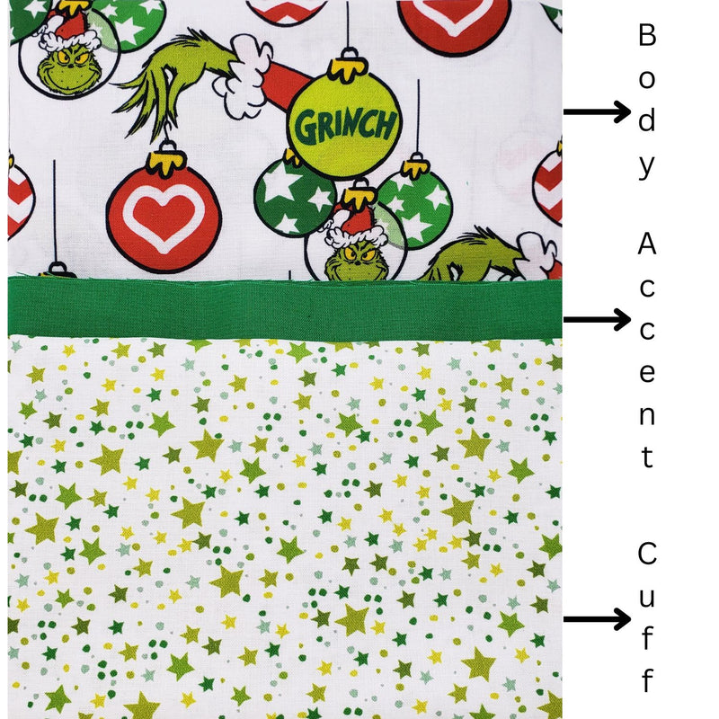 Pillowcase Kit - Hang with the Grinch (Printed Cotton)