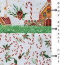 Pillowcase Kit - Holiday Sweets - Blue (Printed Cotton)