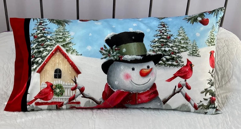 Pillowcases from Panels Christmas Book J. Minnis Designs  Close Up Picture JMD216