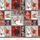 Pine Cone Ridge Lodge 2125-89 Multi Patchwork Blocks by Shelly Comiskey for Henry Glass.