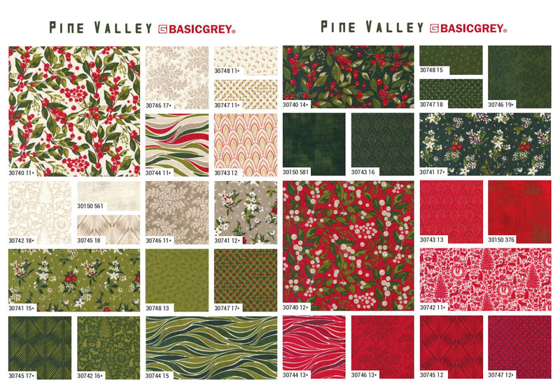 Pine Valley Fat Quarter Bundle 30740AB by BasicGrey for Moda