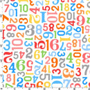 Playtime Flannel MASF10454-BZ Blue/Multi Numbers by Maywood Studio