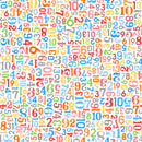 Playtime Flannel MASF10454-BZ Blue/Multi Numbers by Maywood Studio