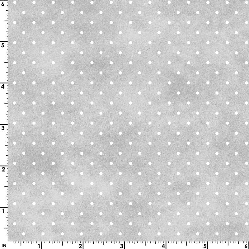 Playtime Flannel MASF10690-K Grey Tiny Dots by Maywood Studio