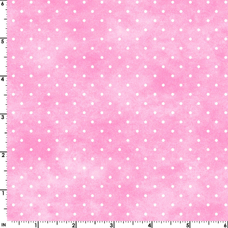 Playtime Flannel MASF10690-P Pink Tiny Dots by Maywood Studio
