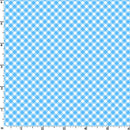 Playtime Flannel MASF10691-B Blue Bias Gingham - Fat Quarter