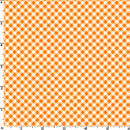 Playtime Flannel MASF10691-O Orange Bias Gingham by Maywood Studio
