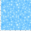 Playtime Flannel MASF10692-B Blue Stars by Maywood Studio
