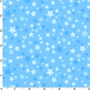 Playtime Flannel MASF10692-B Blue Stars by Maywood Studio