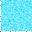 Playtime Flannel MASF10692-Q Aqua Stars by Maywood Studio