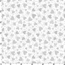 Playtime Flannel MASF10693-K Grey Hearts by Maywood Studio