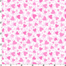 Playtime Flannel MASF10693-P Pink Hearts by Maywood Studio