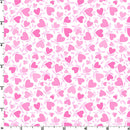 Playtime Flannel MASF10693-P Pink Hearts by Maywood Studio