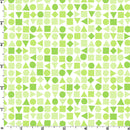 Playtime Flannel MASF10694-G Green Shapes by Maywood Studio