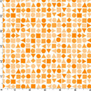 Playtime Flannel MASF10694-O Orange Shapes by Maywood Studio