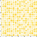Playtime Flannel MASF10694-S Yellow Shapes by Maywood Studio