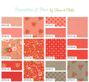 Poinsettia & Pear Fat Quarter Bundle 37710AB by Sherri & Chelsi for Moda