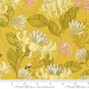 Pollinators 48812-14 Golden Honeysuckle Blooms by Robin Pickens for Moda