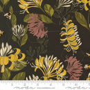 Pollinators 48812-20 Onyx Honeysuckle Blooms by Robin Pickens for Moda