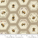 Pollinators 48814-18 Pebble Bees in Hexies by Robin Pickens for Moda
