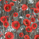 Poppy Meadow DP29087-97 Poppy Charcoal Multi by Northcott Studio for Northcott