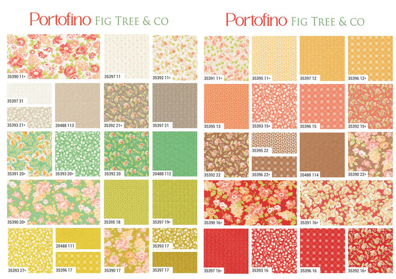 Portofino Charm Pack 35390PP by Fig Tree & Co. for Moda