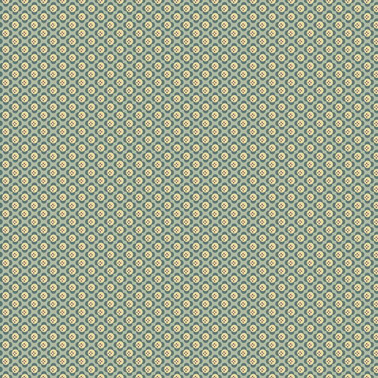 Practical Magic A-289-T Light Teal Forget Me Not by Edyta Sitar for Andover Fabrics