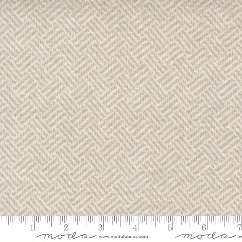 Prairie Gatherings Flannels 108" 108033-11F Porcelain by Primitive Gatherings for Moda.