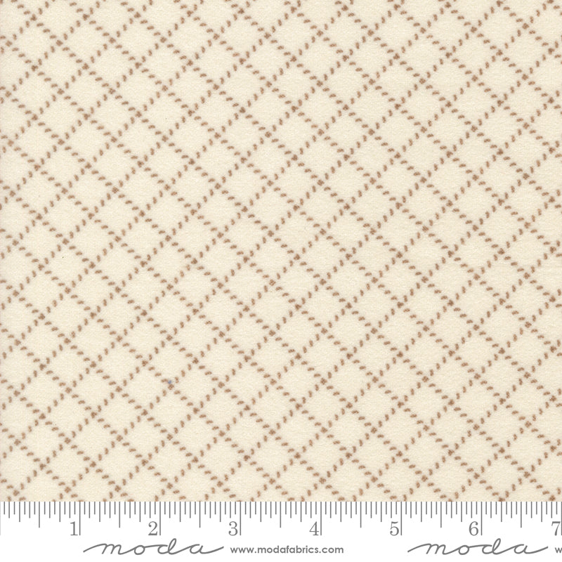 Prairie Gatherings Flannels 49315-11F Porcelain by Primitive Gatherings for Moda.