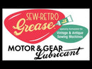 Video of SEW-RETRO Grease, Motor & Gear Lubricant for Vintage and Antique Sewing Machine The Featherweight Shop SRG-FWS