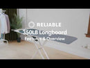 Reliable Longboard 350LB Home Ironing Board