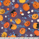 Pumpkin Pals AKFD-22523-18 Grape by Kathryn Selbert for Robert Kaufman Fabrics