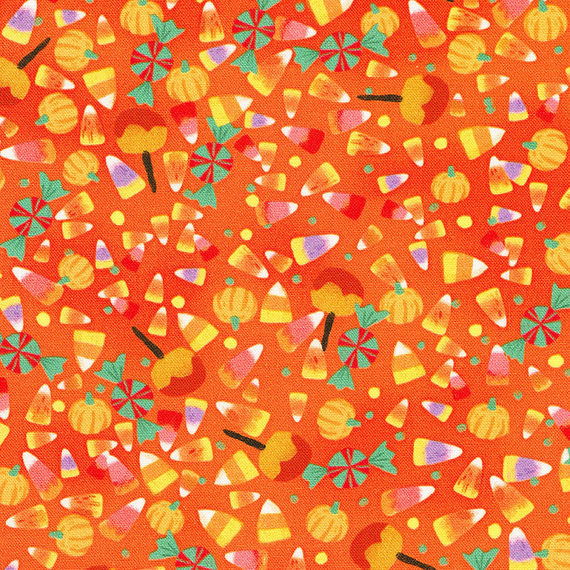 Pumpkin Pals AKFD-22525-148 Pumpkin by Kathryn Selbert for Robert Kaufman Fabrics